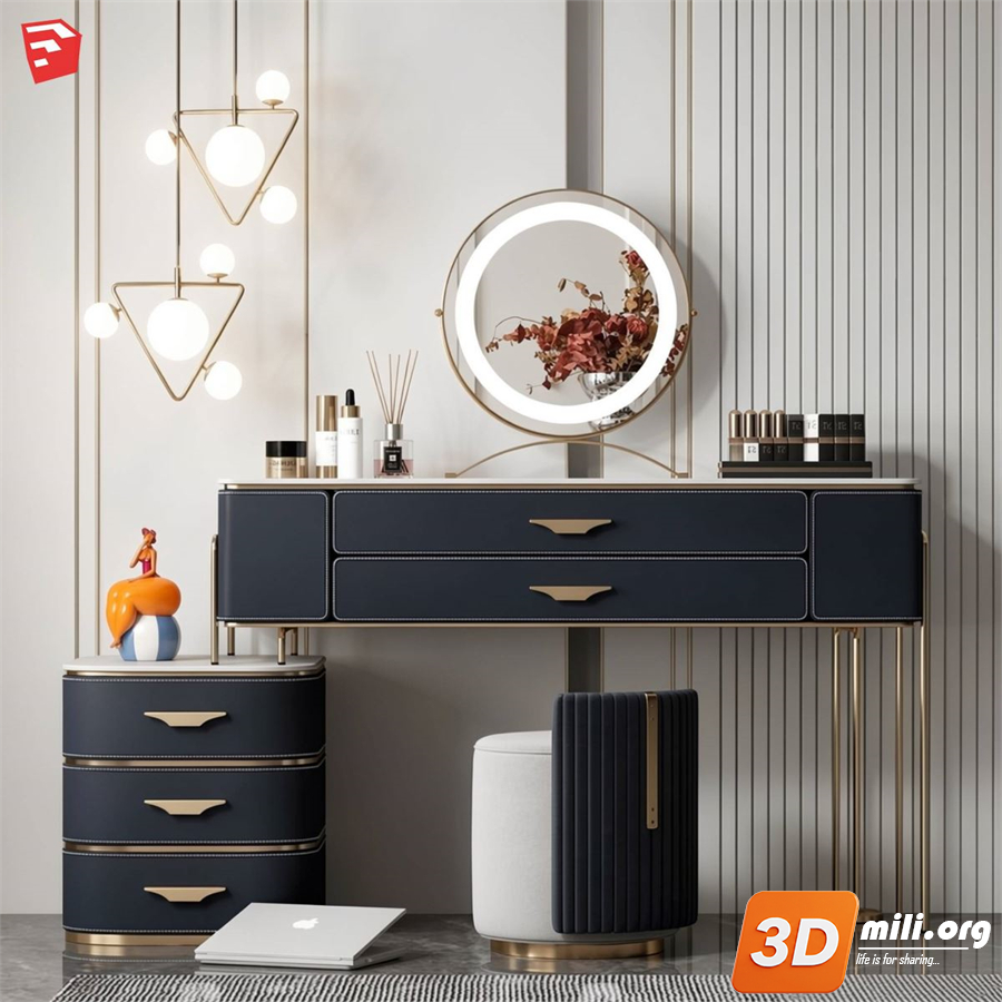 Dressing Table Skp Files 